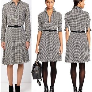 Lauren Ralph Lauren Houndstooth Shirt Dress Size 16